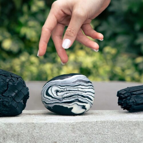 Stone soap – coconut charcoal
