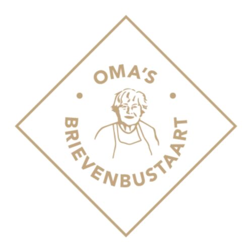 Oma's brievenbustaart logo