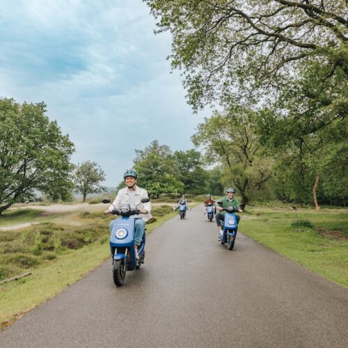Elektrisch scooteren over de Veluwe