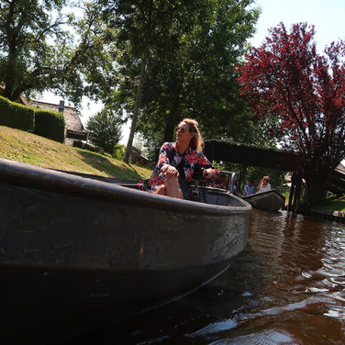 Giethoorn verkennen met elektrische boot